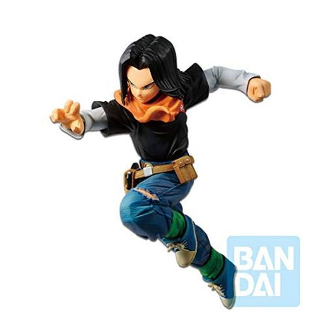 Place Bandai- The Battle Dragon Ball Estatua Androide 17, Multicolor