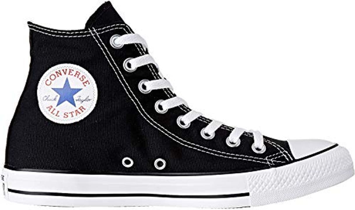 Fashion Converse Chuck Taylor All Star, Zapatillas altas Unisex adulto, Negro (Black), 38