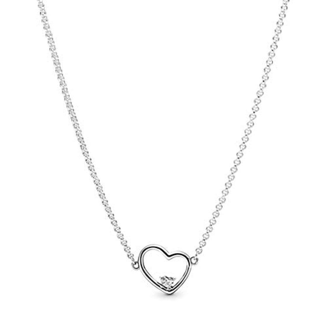 Lugar PANDORA Mujer Plata Collar Corto 397797CZ-45