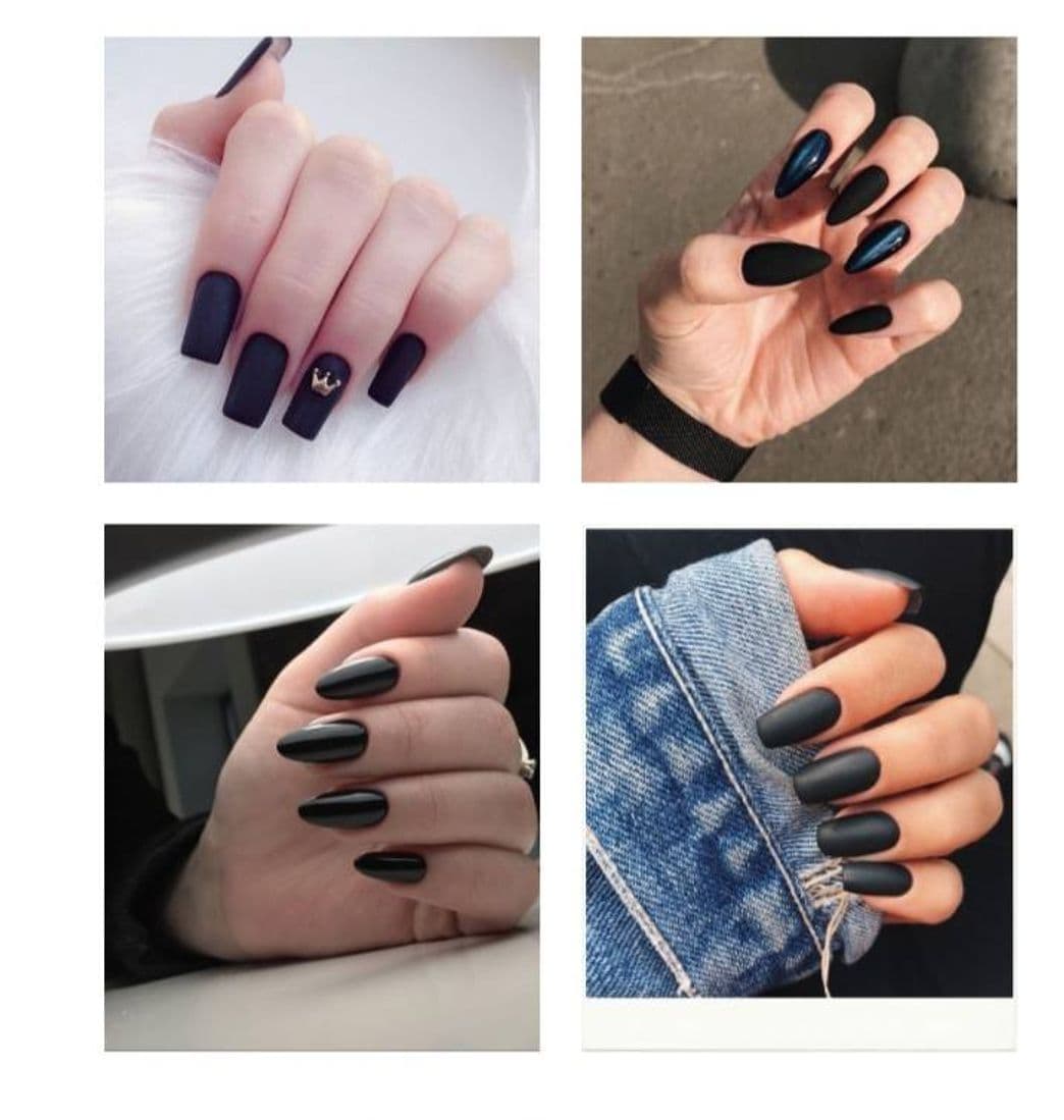 Moda Uñas negras.