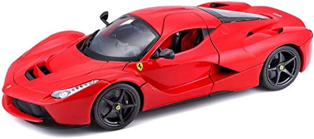 Producto Bburago - 1/18 Ferrari Race & Play LaFerrari, Color Rojo