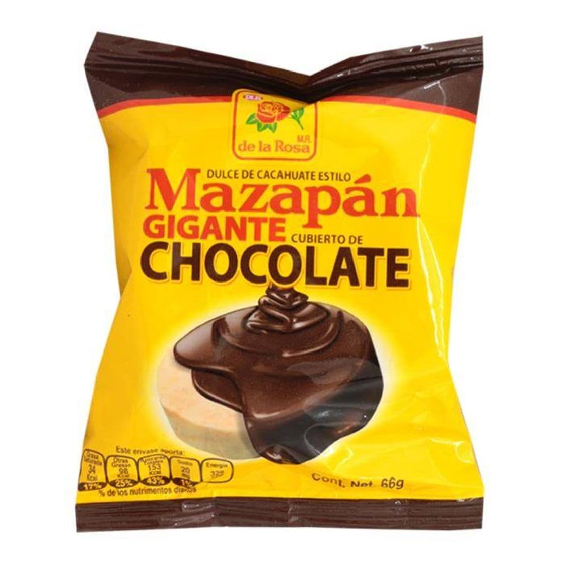 Producto Mazapán con Chocolate de la Rosa