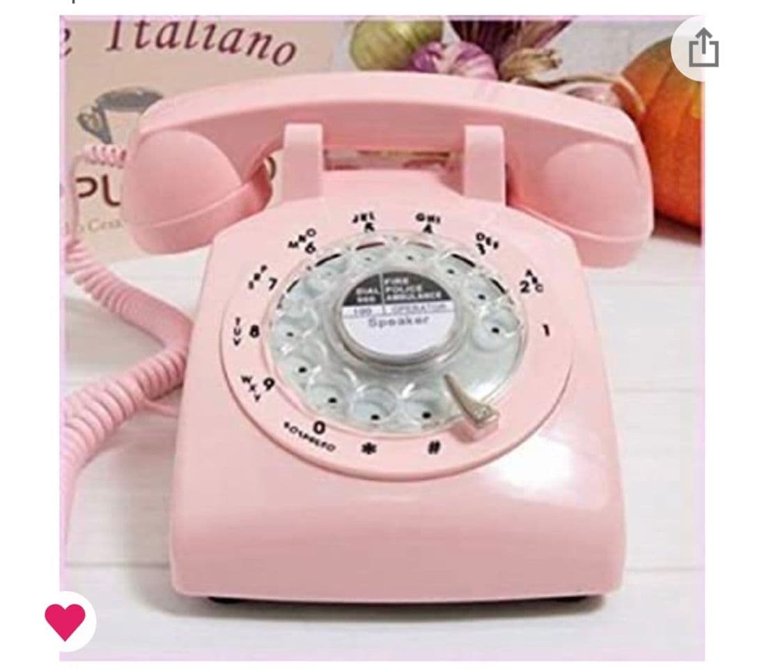 Moda Vintage rotary dial phone