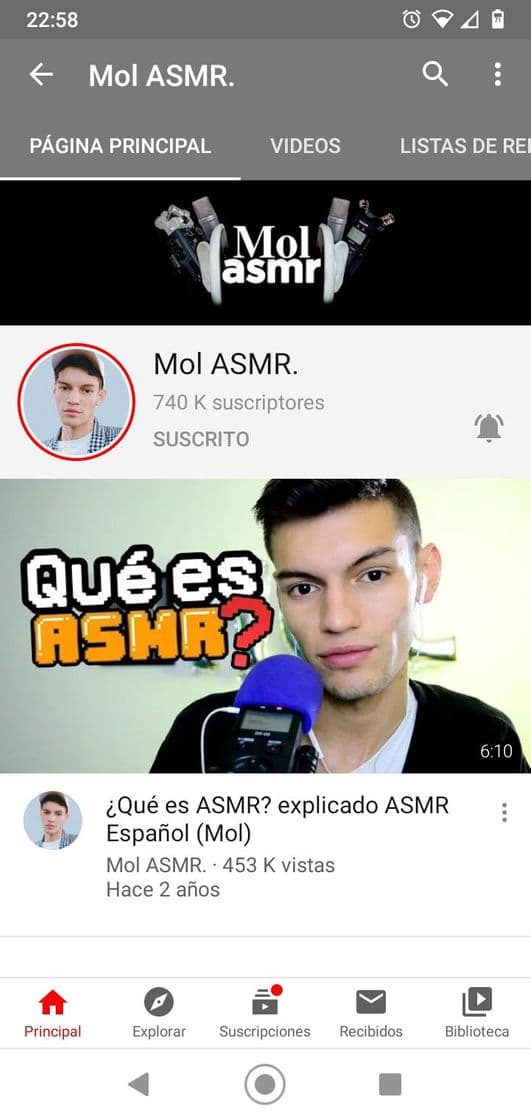 Fashion Canal de Youtube ASMR 