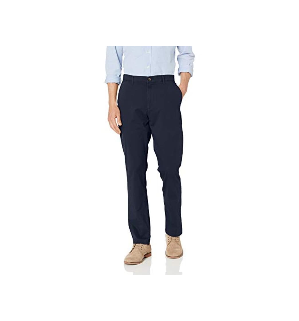 Moda Amazon Essentials - Pantalones chinos elásticos informales de corte atlético