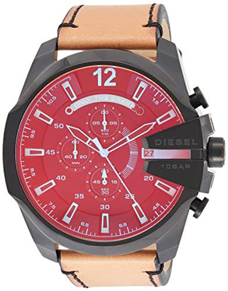 Producto Diesel Reloj Cronógrafo para Hombre de Cuarzo con Correa en Cuero DZ4476