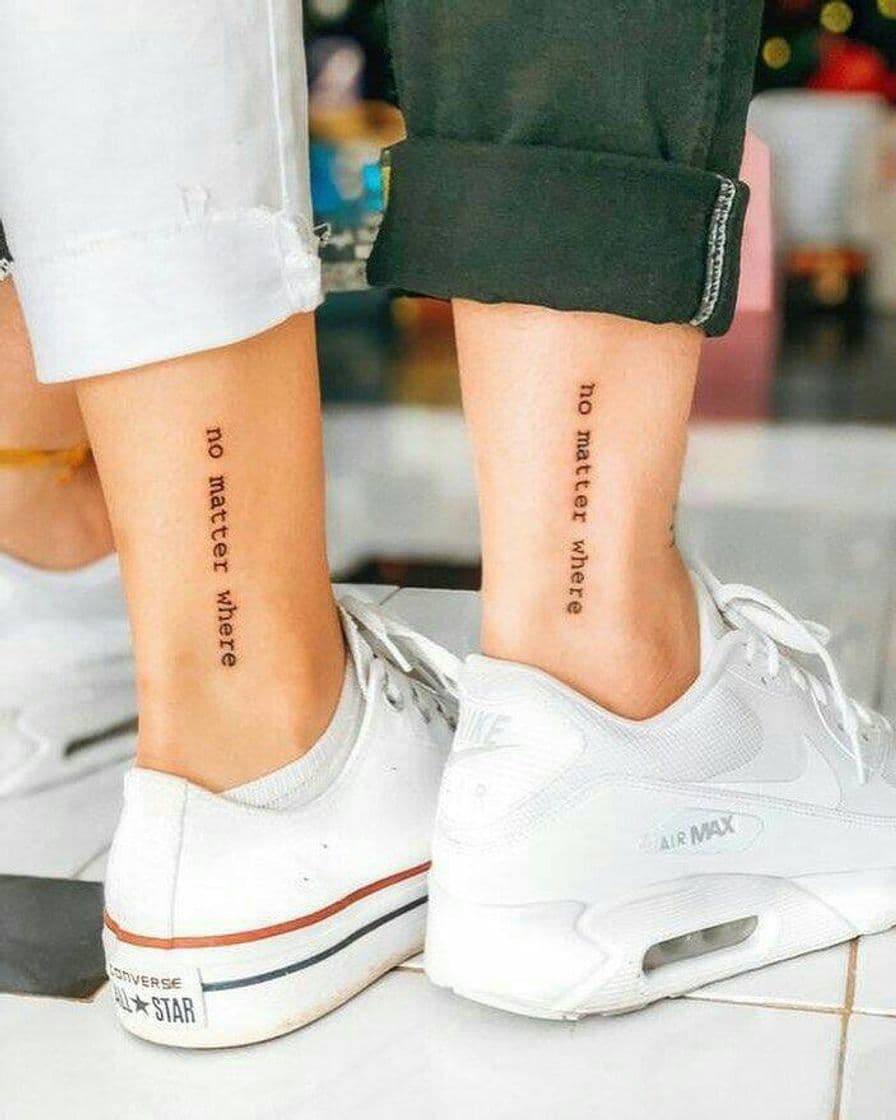 Moda Couple small tattoo