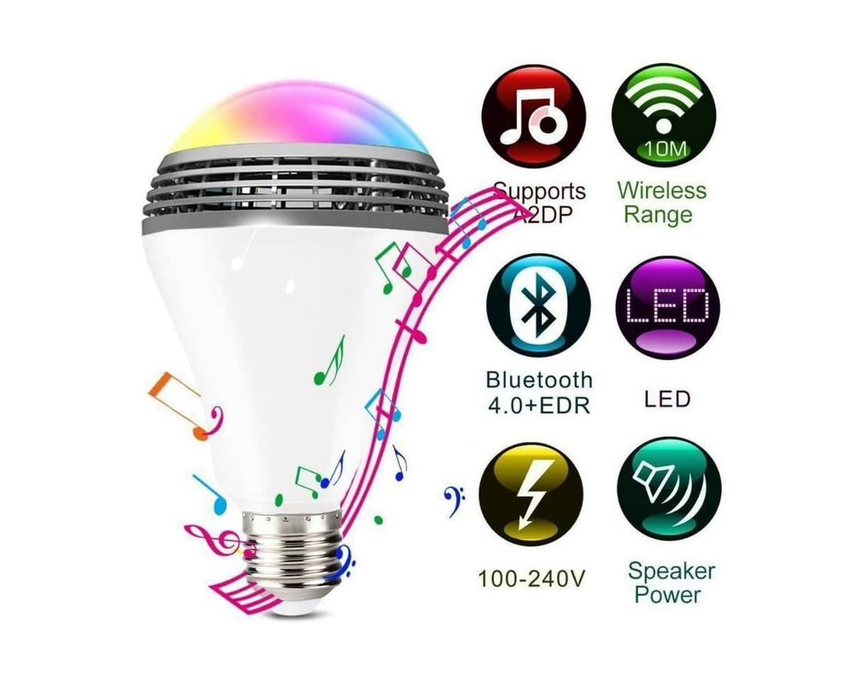 Product Bombilla LED inteligente con altavoz Bluetooth

