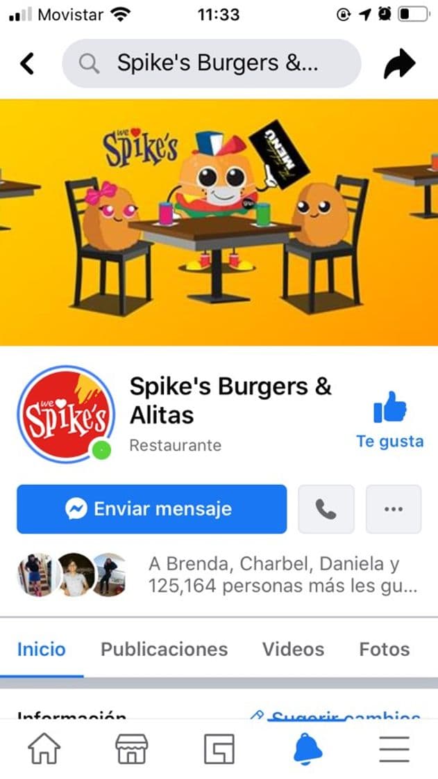 Restaurantes Spike's Unidad Modelo