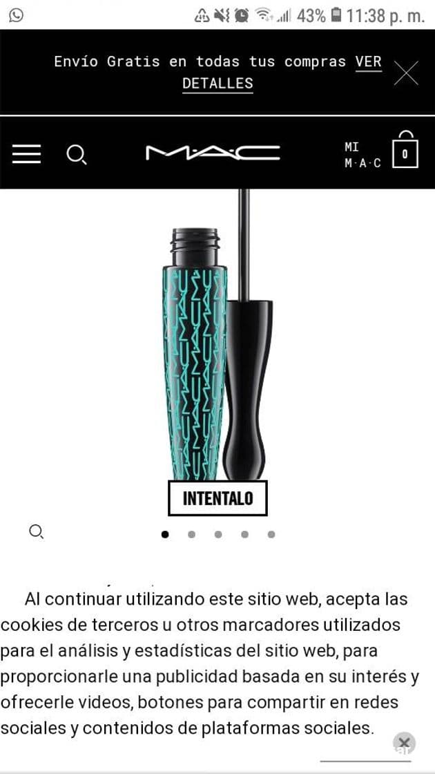 Fashion Mascara para pestañas MAC