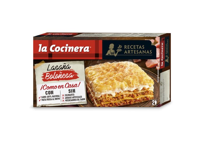 Product Lasaña La cocinera