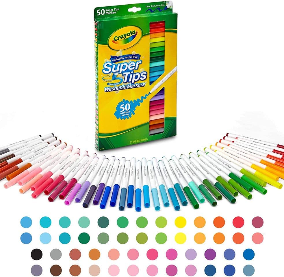 Product Crayola Lavable Super Consejos marcadores