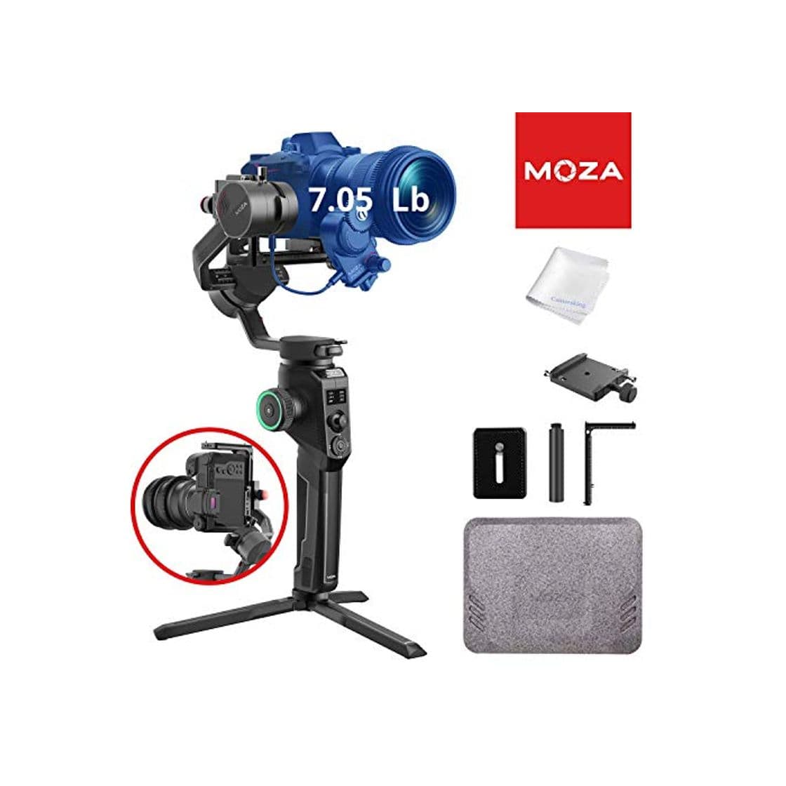 Product MOZA Aircross 2 Estabilizador Gimbal de 3 ejes para cámaras compactas