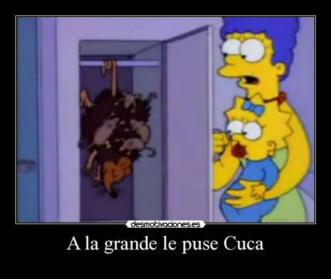 Fashion A la grande le puse cuca -los simpson