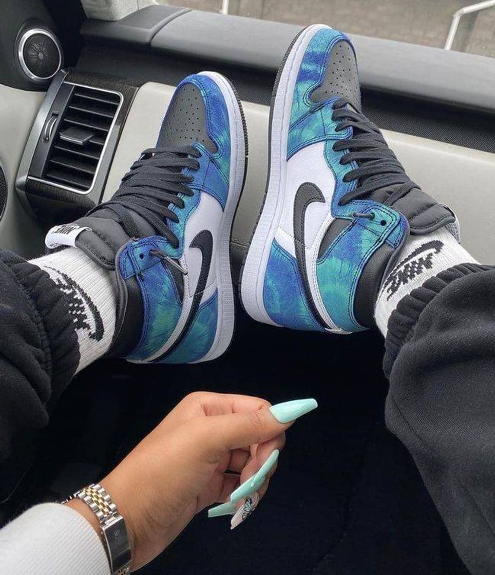 Fashion Jordan 1 retro high TIE DYE