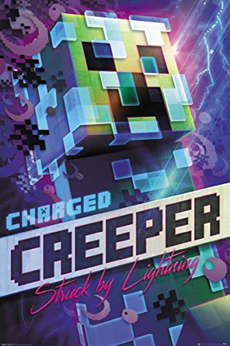 Product GB Eye póster Minecraft Charged Creeper