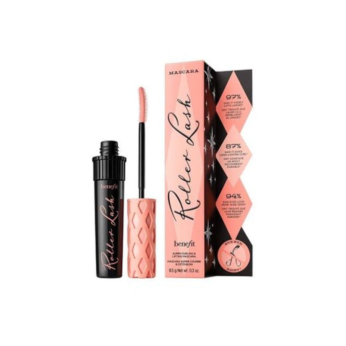 Producto roller lash curling mascara