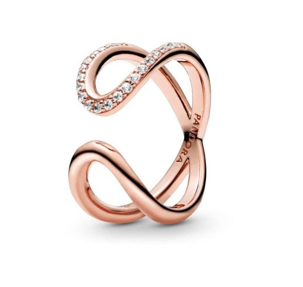 Fashion Anel Open Infinity Pandora Rose