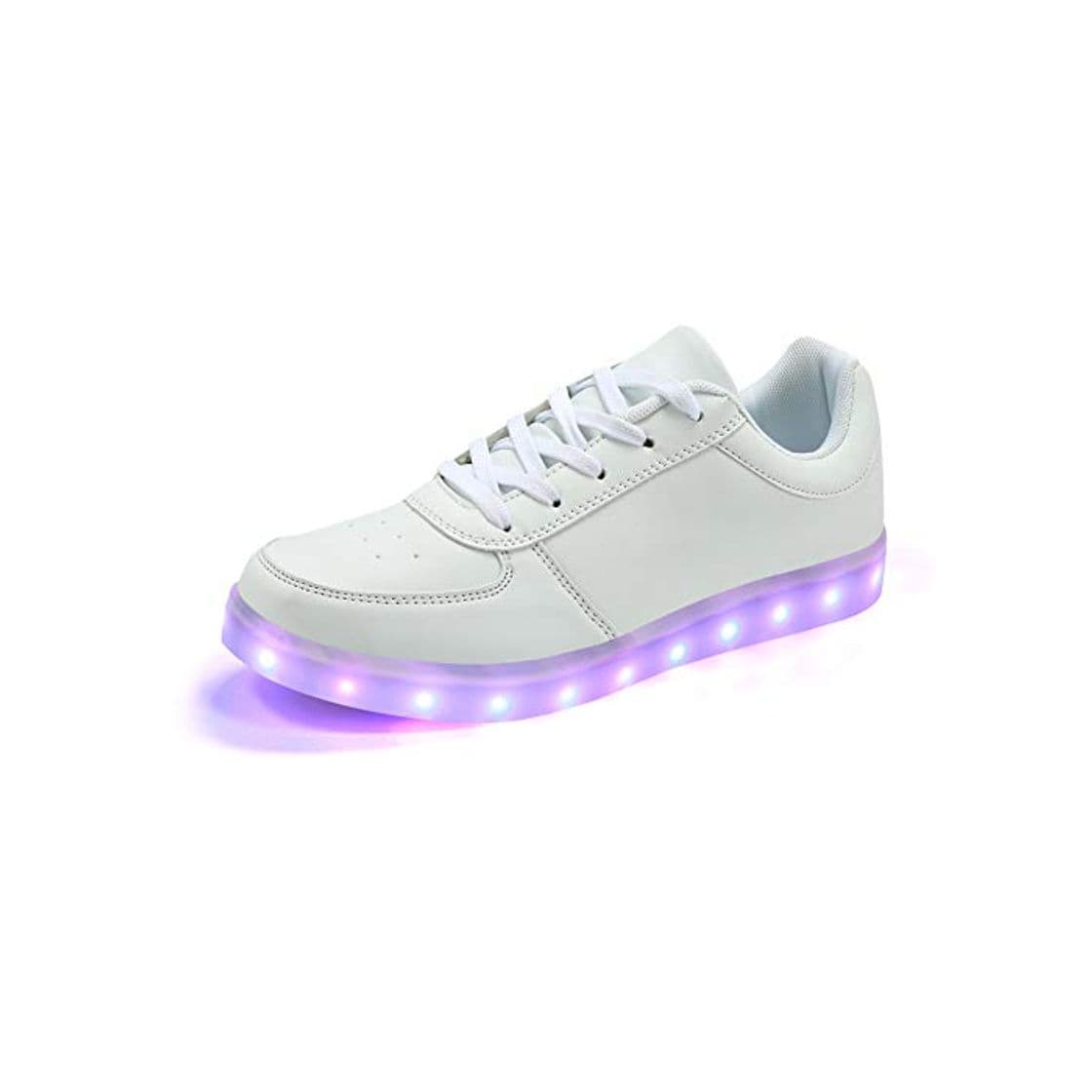 Moda Padgene® Mujeres Hombres Zapatillas de Luces LED UP de Alta Top Intermitente