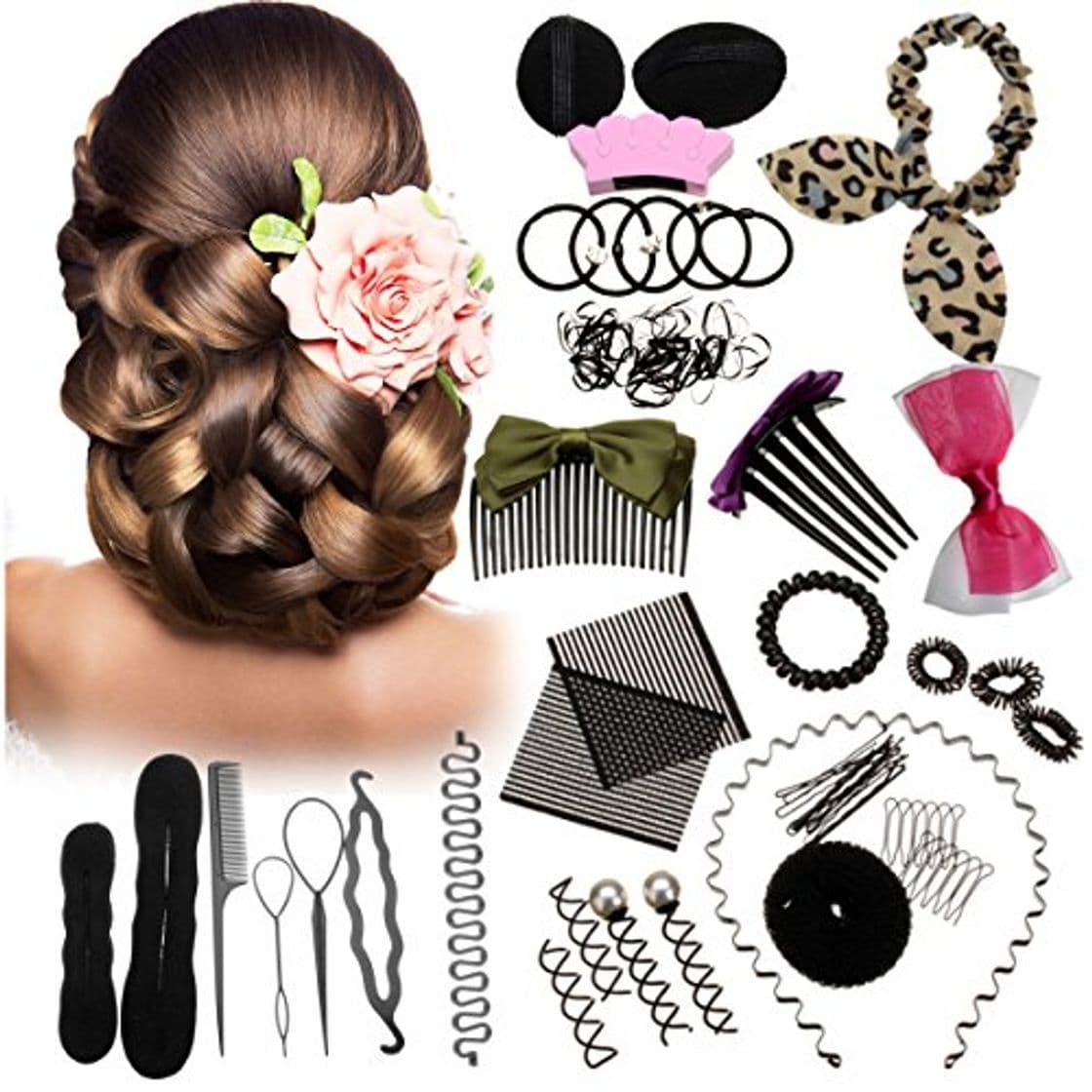 Beauty Luckyfine 20 pcs Accesorios de Peinado