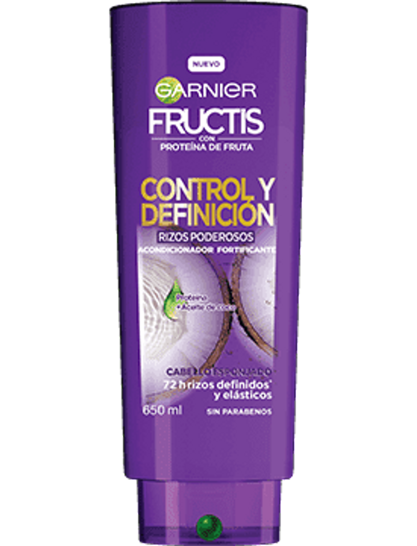 Moda Acondicionador Control y definición de Rizos | Fructis