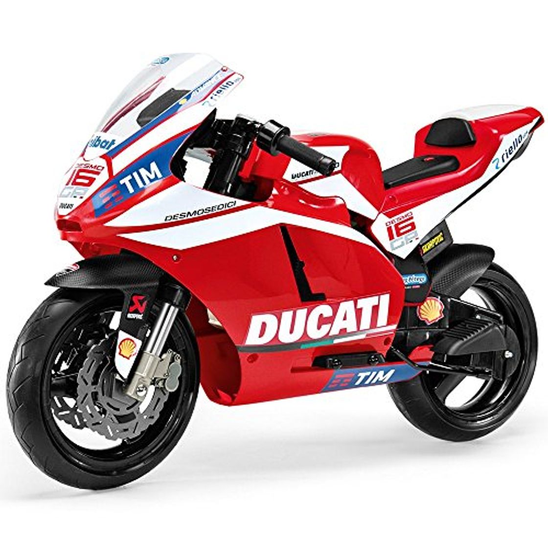 Producto Peg Perego- Ducati GP Motocicleta Eléctrica de 12V, Niños, Color Rojo