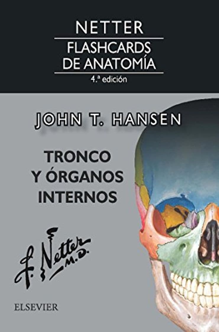 Libro Netter. Flashcards de anatomía. Tronco y órganos internos - 4ª edición