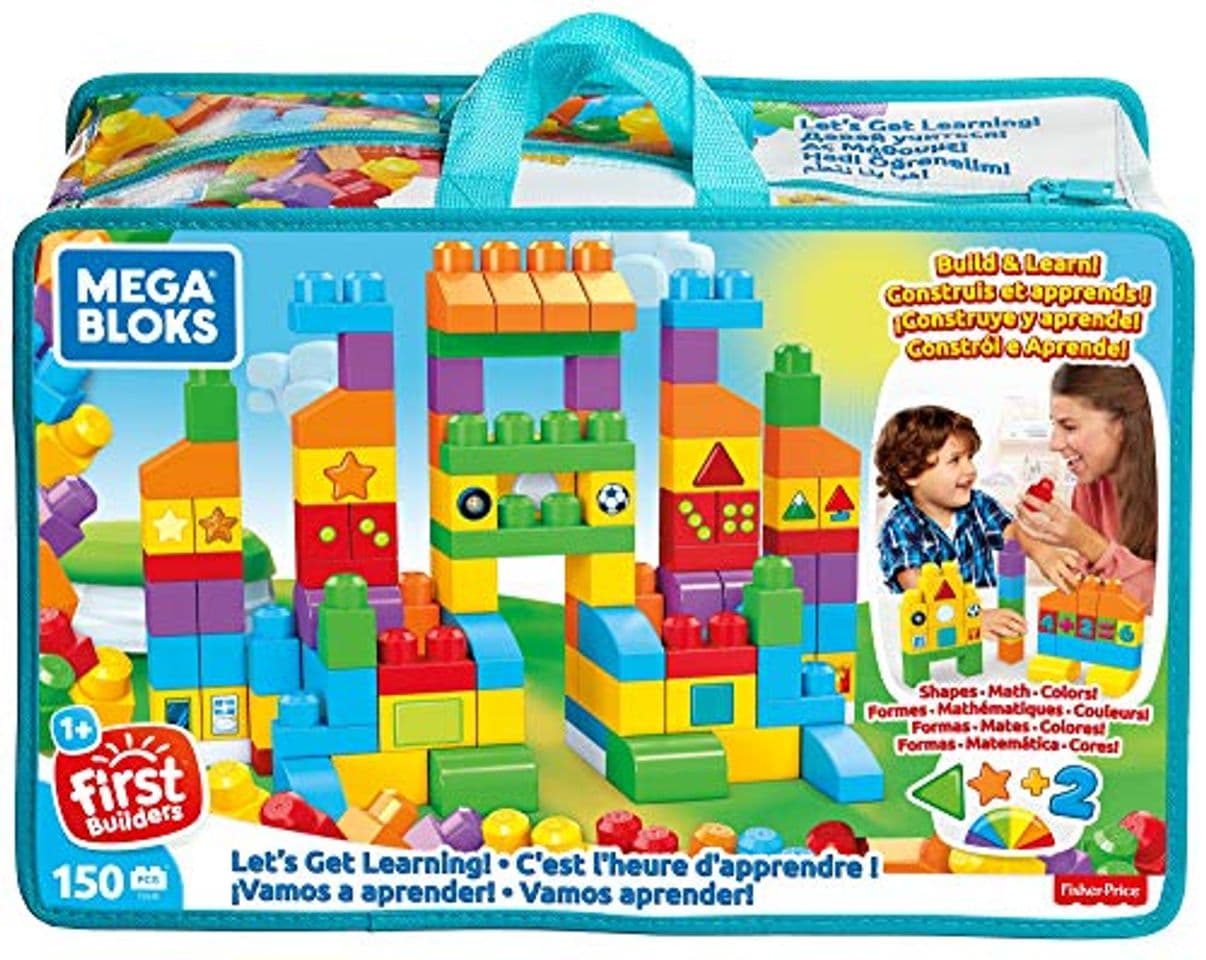 Producto MEGA bloks Juego de Bloques de construcción Construye y Aprende, Multicolor