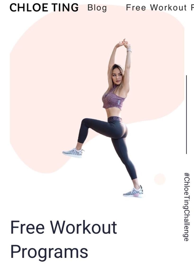 Fashion Chloe Ting - Free Workout Programs