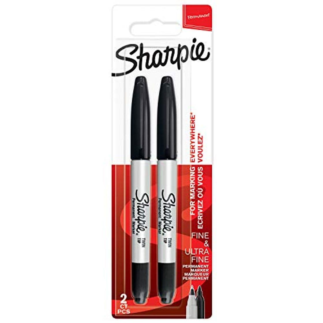 Place Sharpie rotuladores permanentes de doble punta