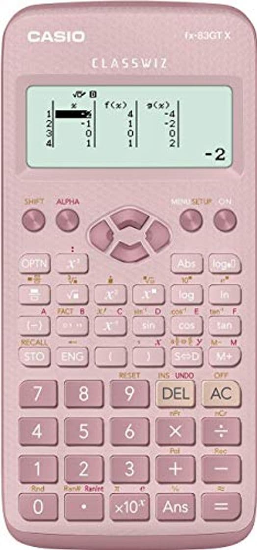 Producto Casio fx-83GTX Calculadora científica Rosa