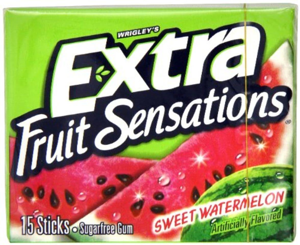 Product Wrigleys Extra Fruit Sensations Sweet Watermelon Gum 15 Stick 40.5 g