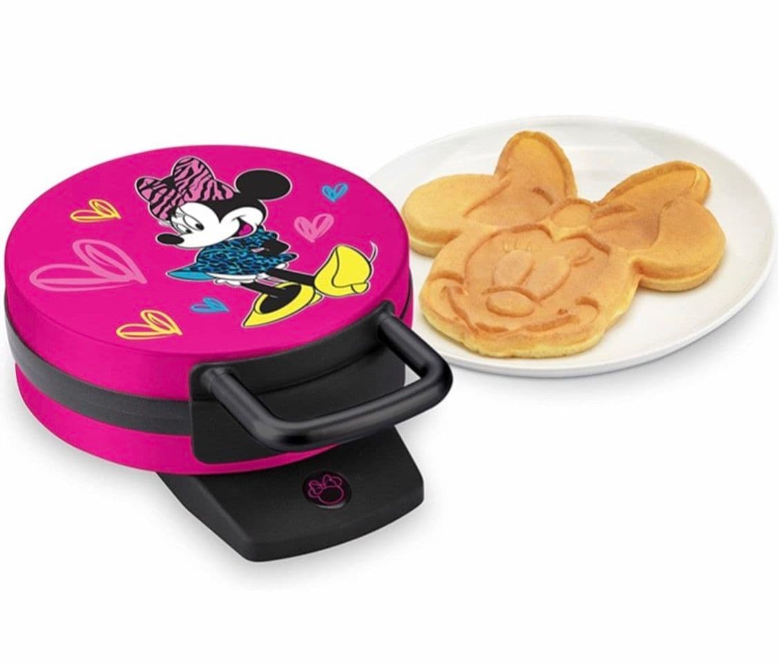 Fashion Disney Máquina para hacer waffles, Waflera Minnie Mouse , Rosado