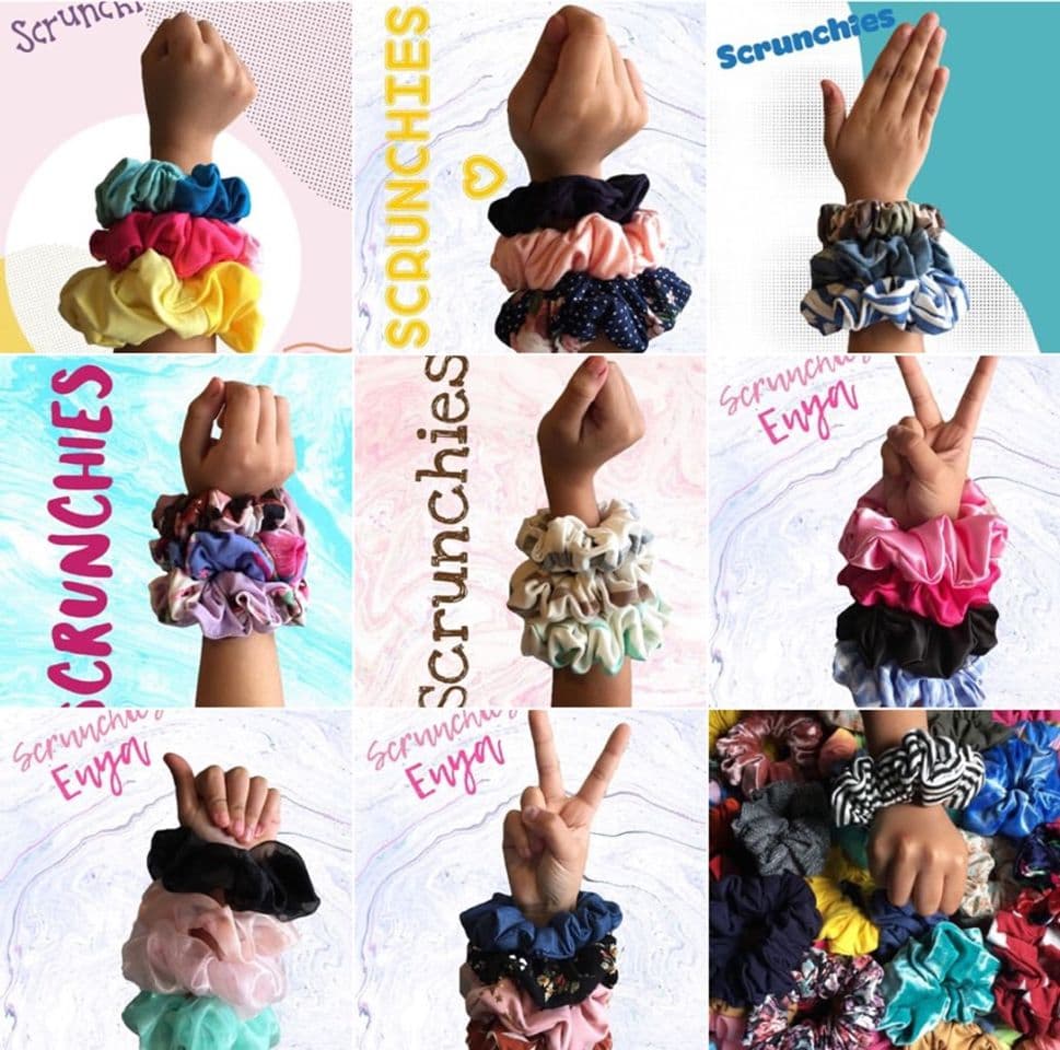 Fashion Enya Scrunchies  