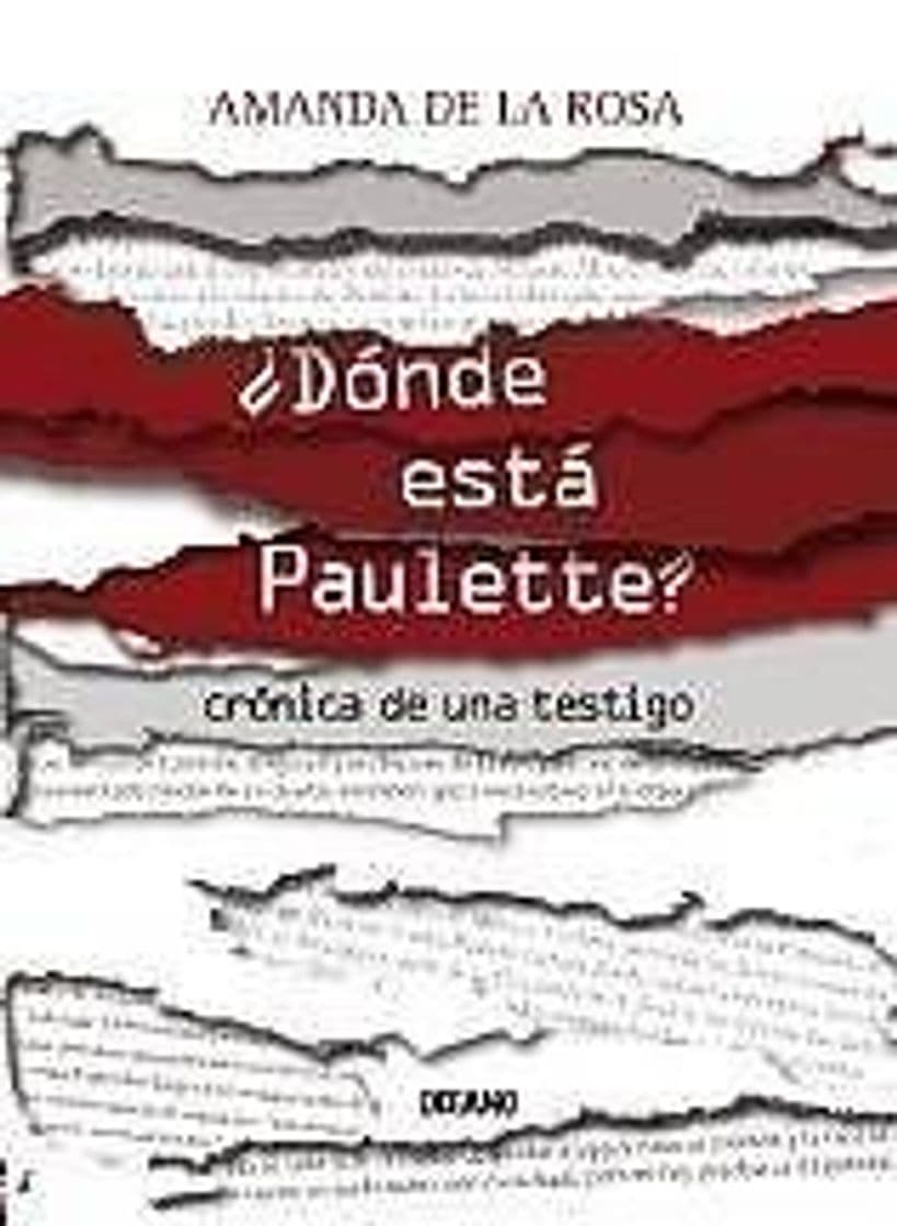 Libro ¿Dónde está Paulette? Crónica de una testigo