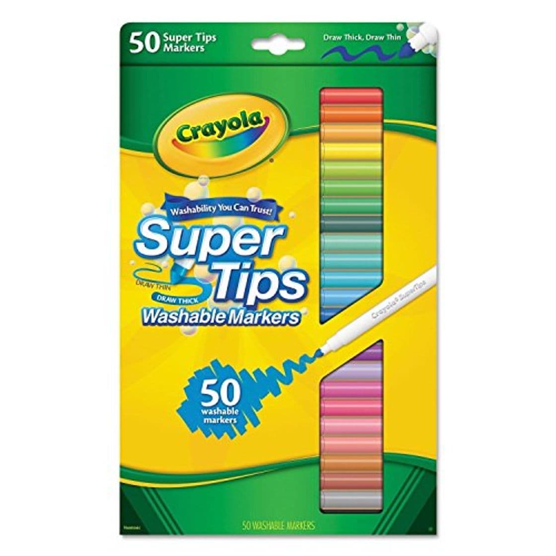 Producto Crayola 50ct Washable Super Tips Markers 50 Color Variety by Crayola Kids