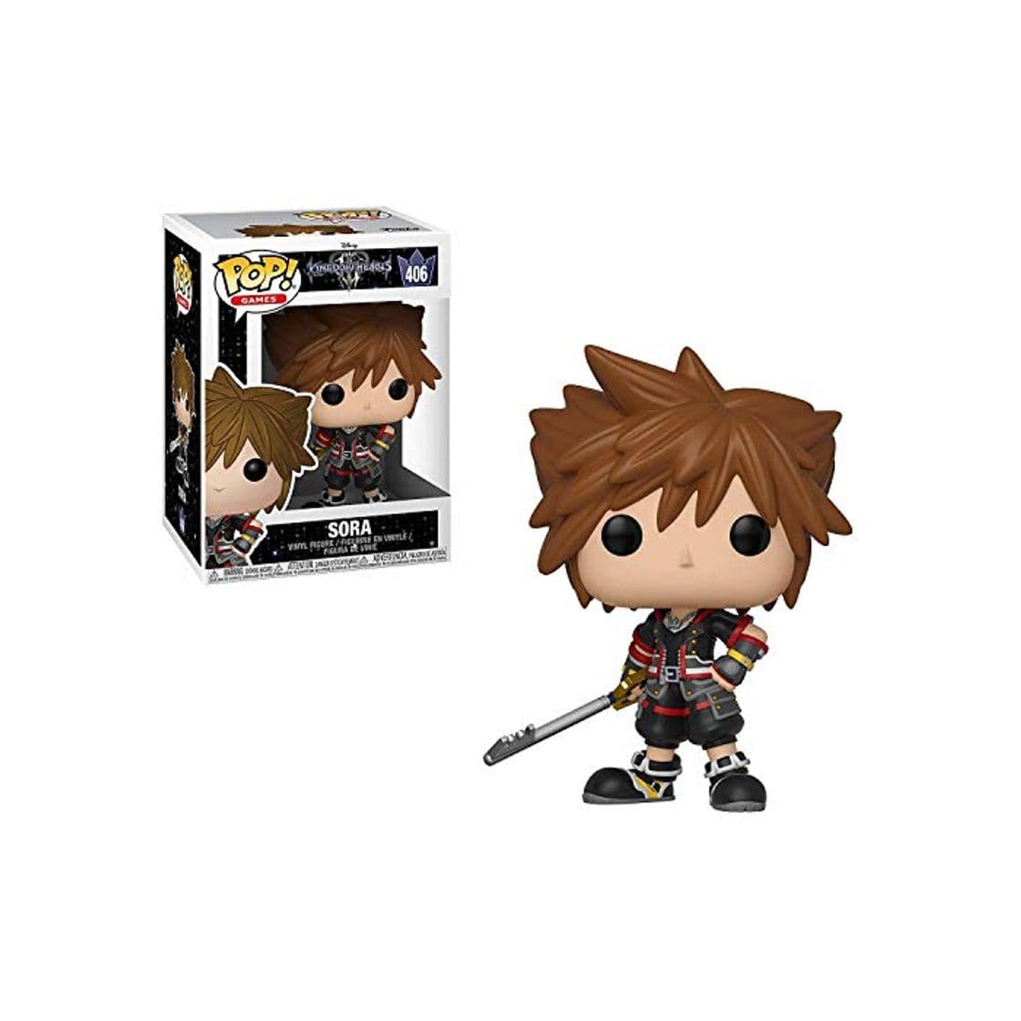 Game LAST LEVEL- Funko Figura Pop Kingdom Hearts 3 : Sora, Multicolor