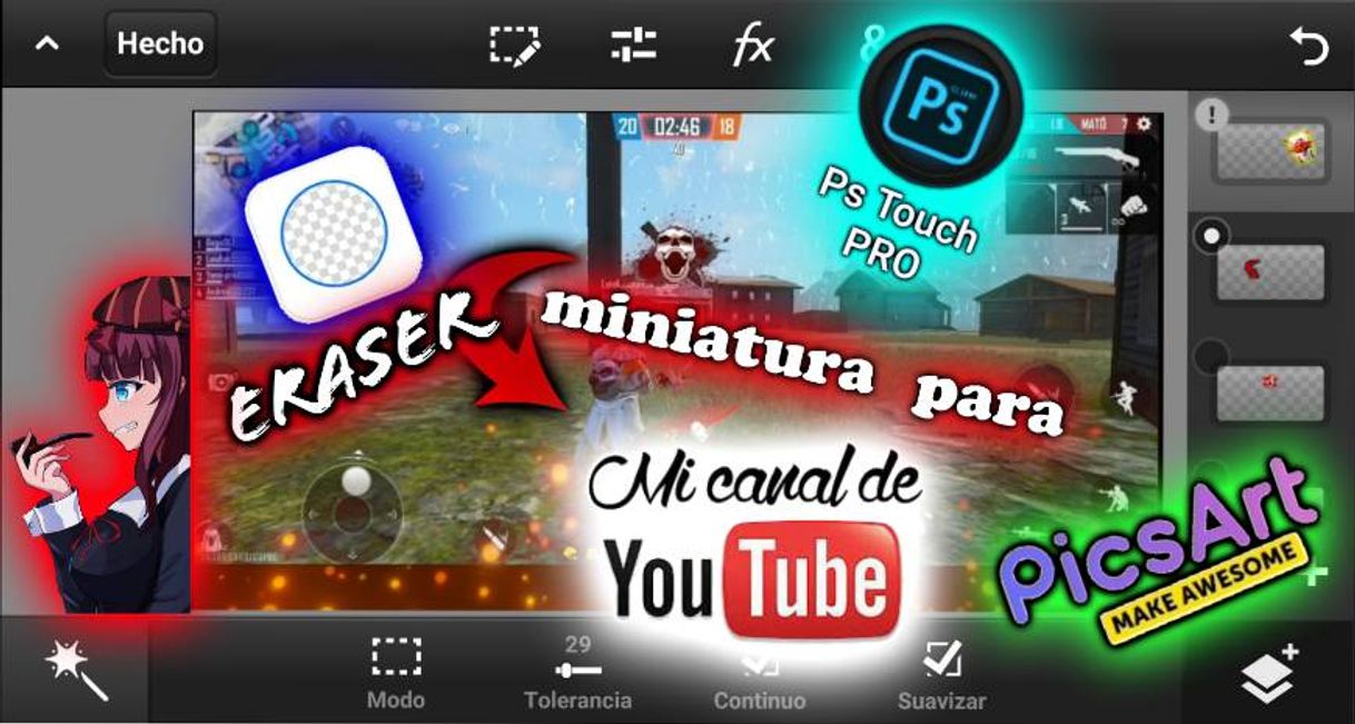 Fashion Como crear miniaturas para tus videos d3 YouTube👍 🔥