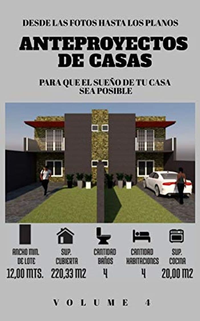 Product Anteproyectos de casas y viviendas: planos de una vivienda y casa para