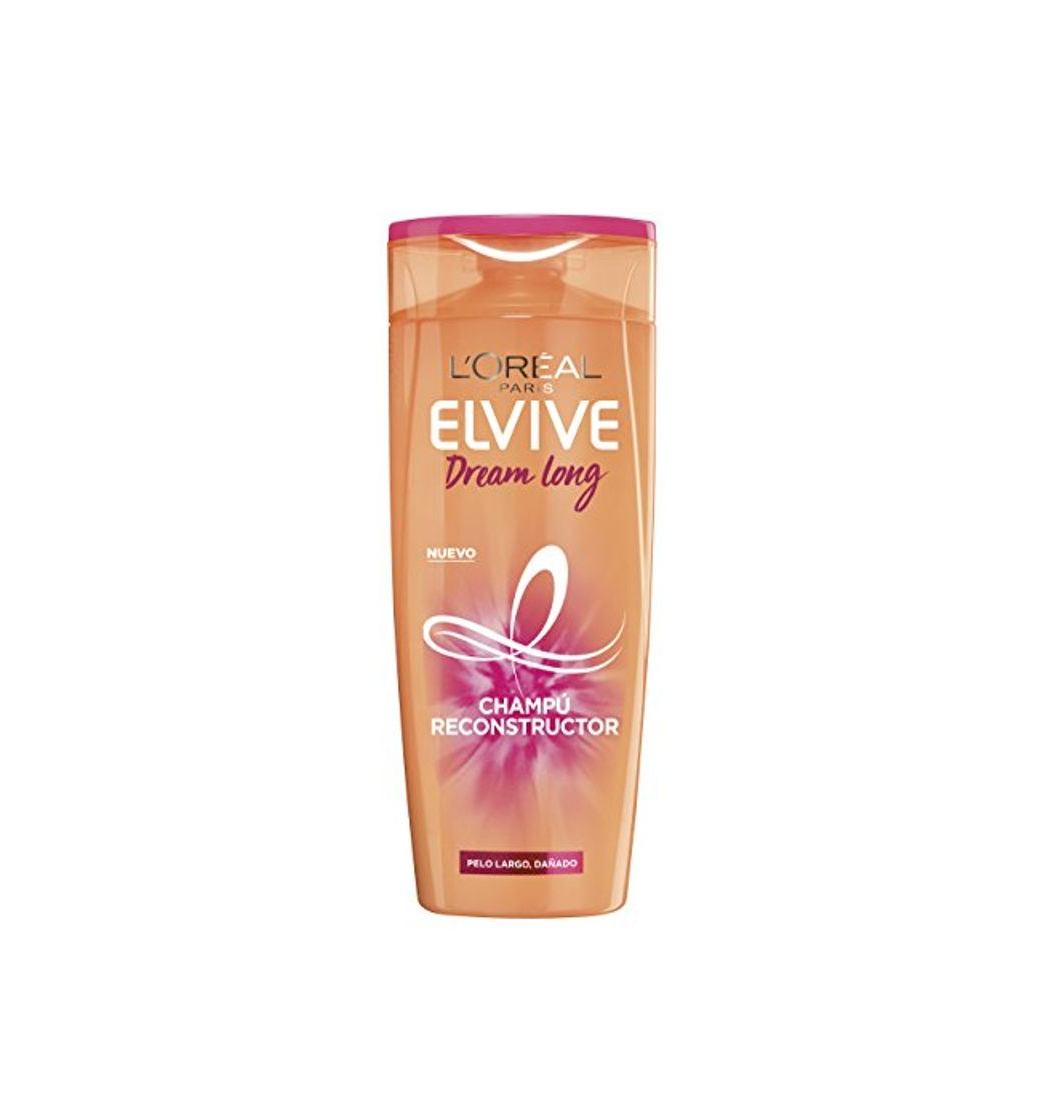 Belleza Elvive Dream Long Champú Reconstructor - 3 Recipientes de 285 ml - Total: 855 ml