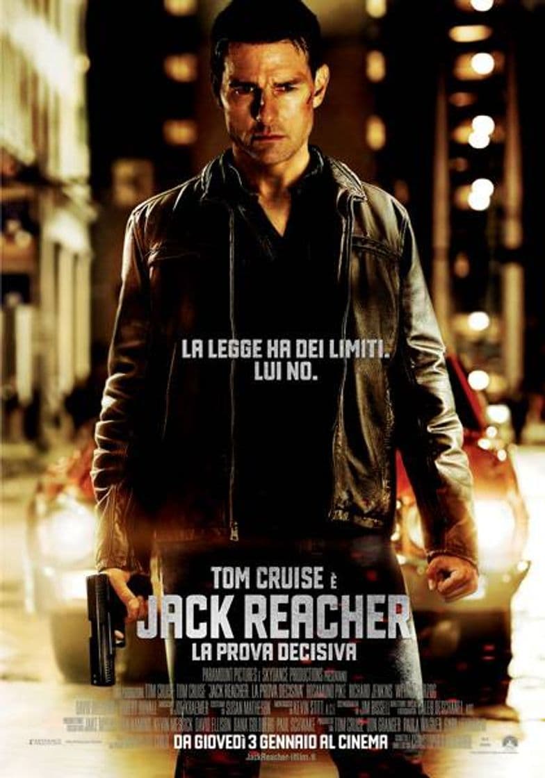 Movie Film con Tom Cruise el cual es un tirador profesional.