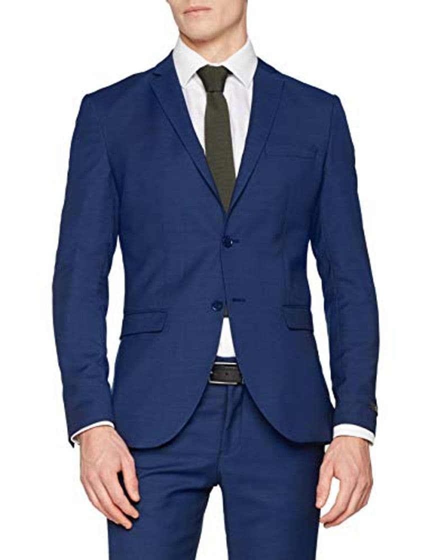 Fashion Jack & Jones Jprsolaris Blazer Noos Chaqueta de Traje, Azul