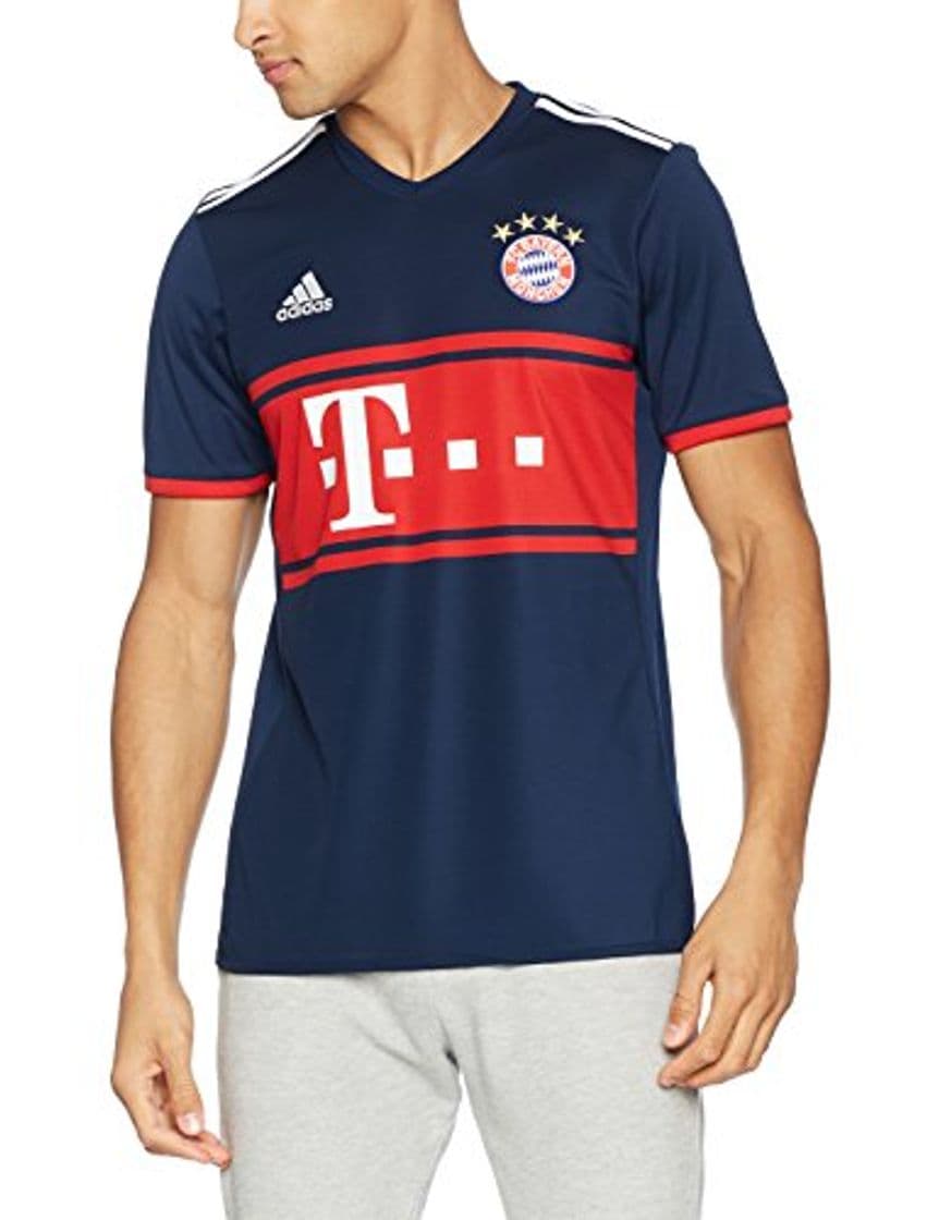 Fitness adidas FCB A JSY Camiseta 2ª Equipación Bayern Munich 2017-2018, Hombre, Azul