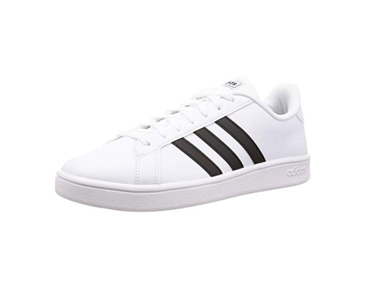 Moda adidas Grand Court Base, Zapatos de Tenis para Hombre, Ftwbla Negbás Azuosc,