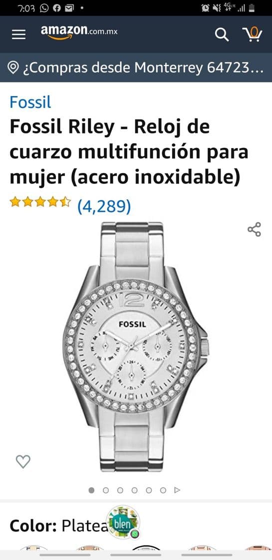 Moda A poco no te encanta este reloj??  Amazon lo tiene