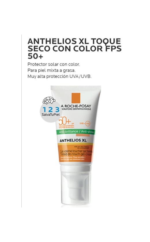 Product ANTHELIOS XL TOQUE SECO CON COLOR FPS 50+
