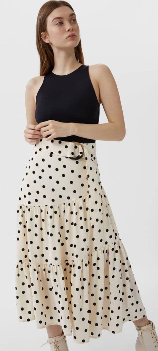 Moda 💥 oferta! Falda a lunares de Stradivarius 