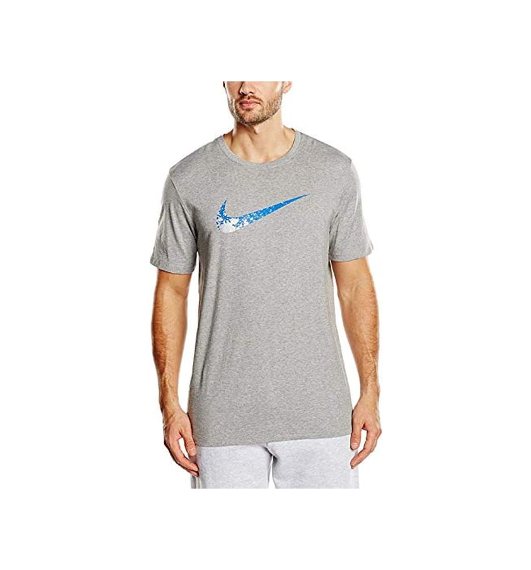 Product Nike Tee-Centre Swoosh Splatter - Camiseta para hombre Dark Grey Heather