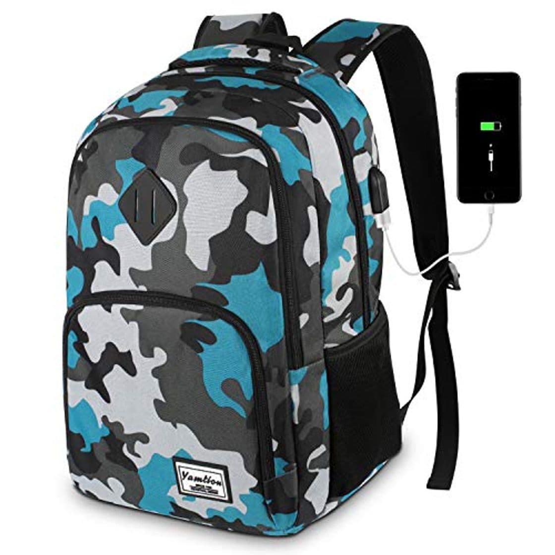 Product YAMTION Mochila Portatil Mochilas Escolares Juveniles con USB Puerto para Escolar Negocio-