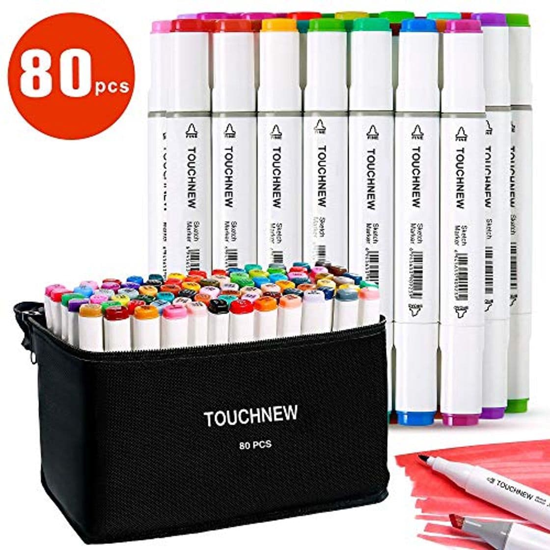 Product TOUCHNEW 80 Colores Marcadores Permanentes de Graffiti